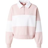 Levi's - Graphic Banks - Sweatshirt - Roze - 1/4 Zip - Katoen