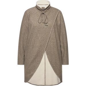 Ulla Popken Gebreide mantel  bruin