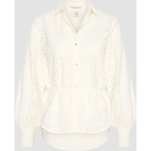 LynnSophie Blouse 'Feline'  ivoor