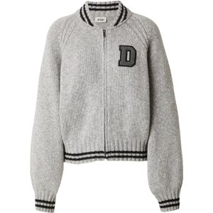 DRYKORN Gebreid vest 'Nalfy'  grijs gemêleerd / zwart