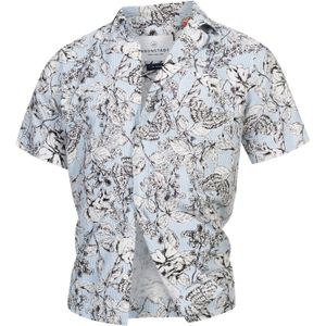 Kronstadt Overhemd 'Bridge'  lichtblauw / zwart