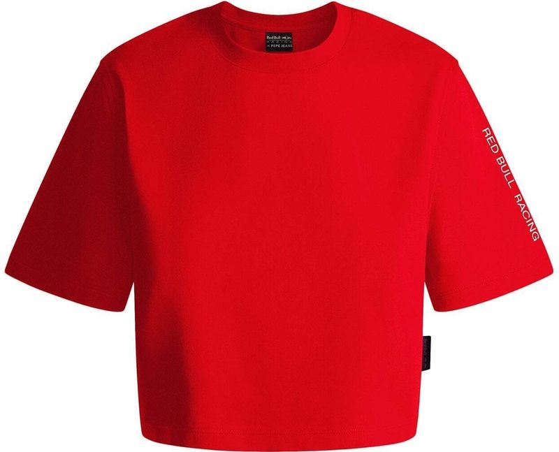 Red Bull Racing x Pepe Jeans Shirt 'Red Bull Racing x Pepe Jeans'  rood / wit