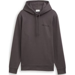 TOM TAILOR Sweatshirt  antraciet / zwart