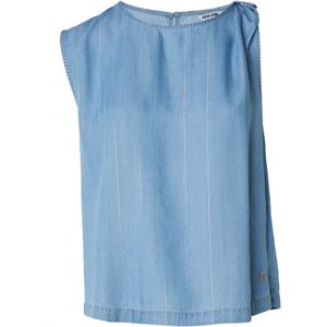 Salsa Jeans Blouse  lichtblauw / zilver