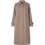 PIECES - PCJoella - Tussenmantel - Taupe - Lange Pasvorm