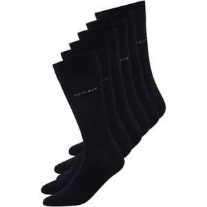 GANT - Soft Cotton Socks - Marineblauw - Verpakking van 6 Stuks