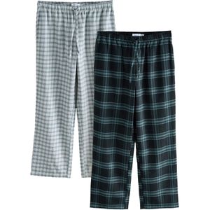 Next Pyjamabroek  ecru / pastelgroen / donkergroen / zwart