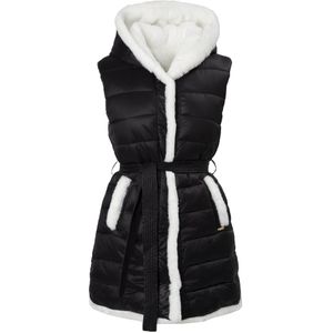 Influencer Winterjas  zwart / wit