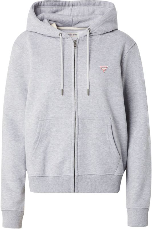 GUESS JEANS Sweatvest  grijs gemêleerd