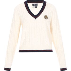 DreiMaster Maritim Trui  blauw / rood / offwhite