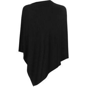 Distretto12 - Cape - Zwart - Knitwear - Wijde Pasvorm