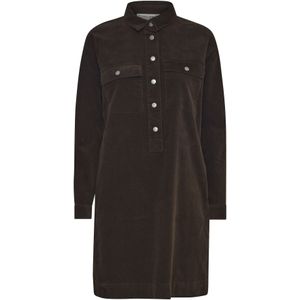 Pulz Jurk 'PZSALLY'  donkerbruin