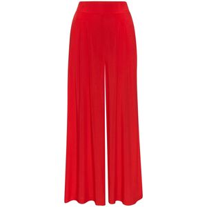 Buffalo - Palazzobroek - Rood - Lichte Zomerbroek - Wide-leg