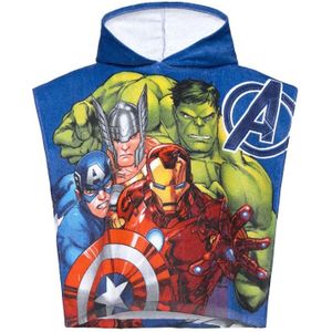 marvel Badjas 'Avengers'  blauw / olijfgroen / rood / zilver