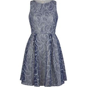 KLEO Cocktailjurk  duifblauw