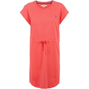 U.S. POLO ASSN. Jurk 'Ida'  royal blue/koningsblauw / watermeloen rood