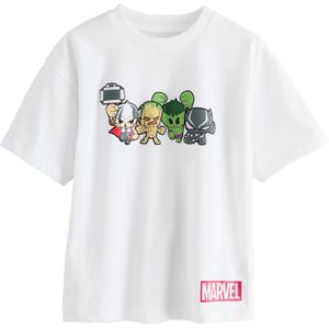 Next Shirt 'Marvel Avengers'  bruin / grasgroen / sering / bloedrood / wit