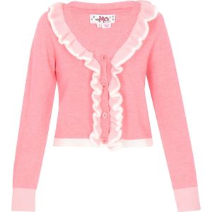 MYMO Gebreid vest 'Pop'  rosa / pastelroze / lichtroze