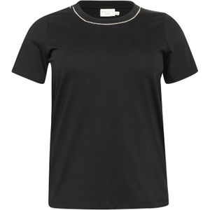 KAFFE - KC Viana - T-shirt - Zwart/Wit