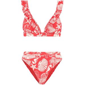 Shiwi Bikini 'Bobby'  rood / wit