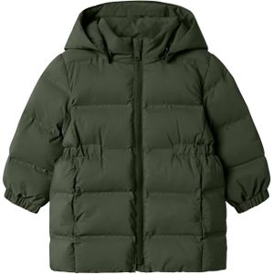 NAME IT - Pufferjas - Lange Gewatteerde Jas - Kinderen
