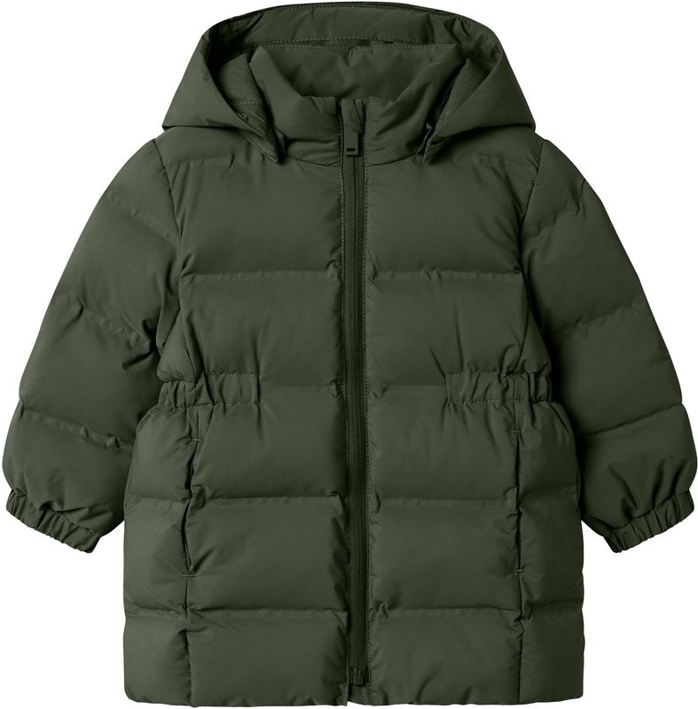 NAME IT - Pufferjas - Lange Gewatteerde Jas - Kinderen