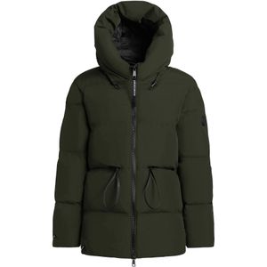 khujo Winterjas 'Ellis'  donkergroen