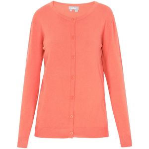 Usha Gebreid vest  koraal