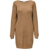 JDY - Korte Jurk - Gebreid - Relaxed Fit - Lange Mouwen - Boothals