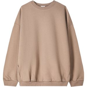 Bershka Sweatshirt  donkerbeige