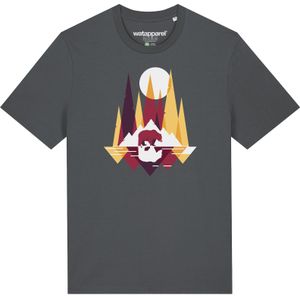 Watapparel Shirt ' Von Bären und Bergen '  antraciet / gemengde kleuren