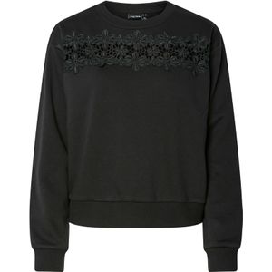 PIECES Sweatshirt 'PCRITALA'  zwart