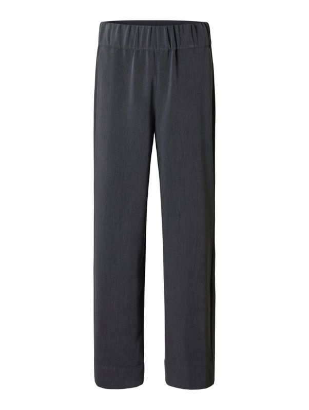 Selected Femme - Pantalon Patricia HW Wide - Grijs - Dames
