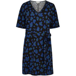 Apricot Jurk  blauw / groen / zwart