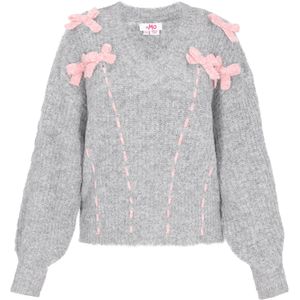 MYMO Oversized trui  grijs / rosa