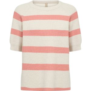 Soyaconcept Trui 'KANITA'  pink / wit