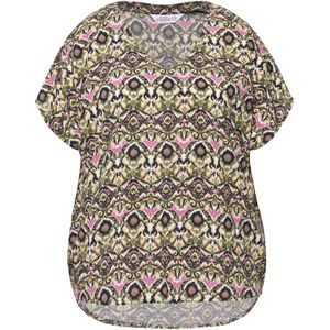 Studio Untold Blouse  groen / gemengde kleuren