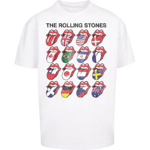 F4NT4STIC Shirt 'The Rolling Stones Voodoo Lounge Tongues'  wit