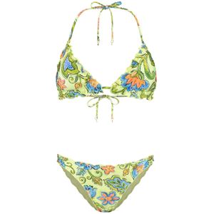 Shiwi Bikini  lichtblauw / lichtgroen / koraal / zwart