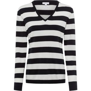 Brookshire Trui  marine / wit