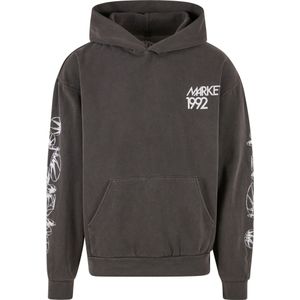 MARKET Sweatshirt '1992'  zwart / wit