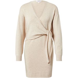 EDITED Jurk 'Loran'  beige gemêleerd