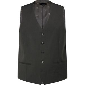 Men Plus Gilet  antraciet