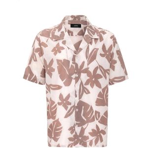 Antioch Overhemd  bruin / wit