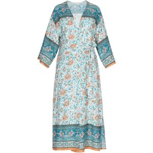 usha FESTIVAL Kimono  lichtblauw / gemengde kleuren