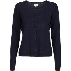 minus Gebreid vest 'New Laura'  donkerblauw