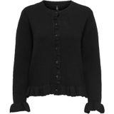 ONLY Gebreid vest 'ONLRima'  zwart