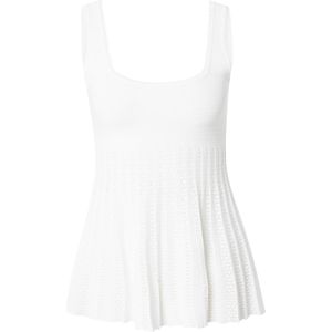 Staud Gebreide top 'ELLEN'  ivoor