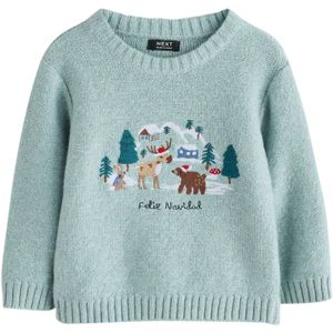 Next Trui  beige / lichtblauw / bruin / rood