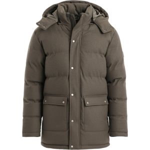 Ombre Winterjas  olijfgroen